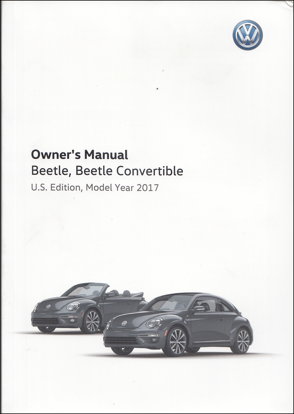 2017 Volkswagen Beetle Owner's Manual Original