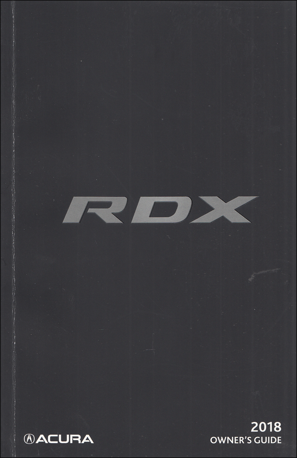 2018 Acura RDX Owners Manual Original