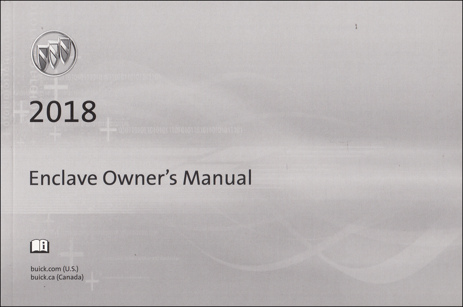 2018 Buick Enclave Owner's Manual Original