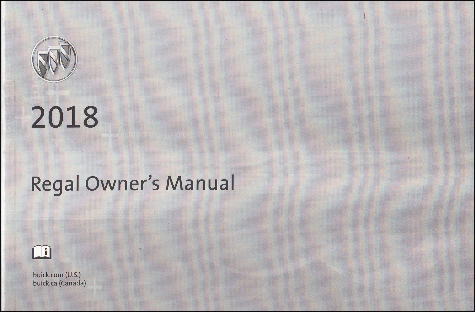 2018 Buick Regal Owner's Manual Original