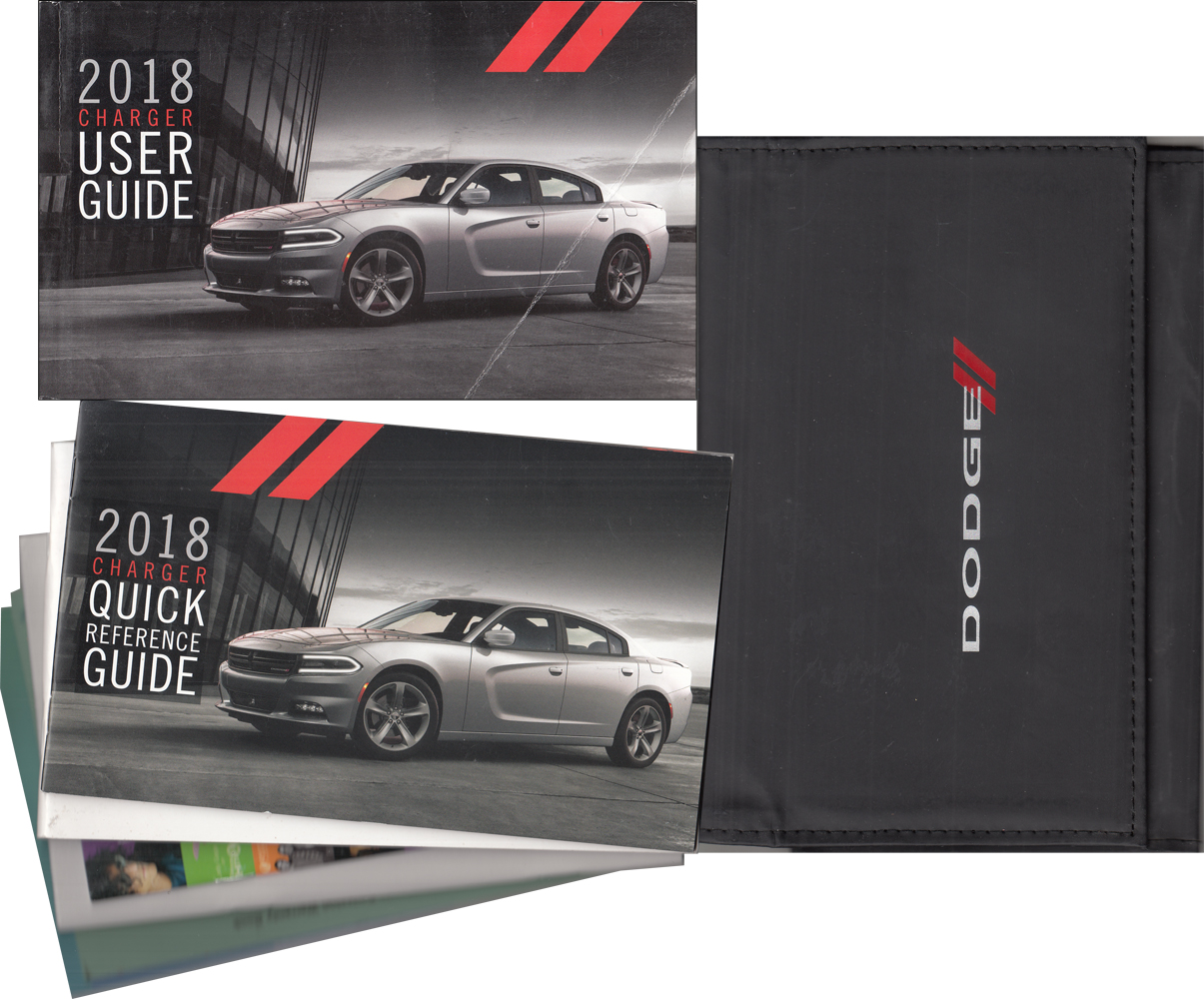2018 Dodge Charger User Guide Owner's Manual Package with Case Original