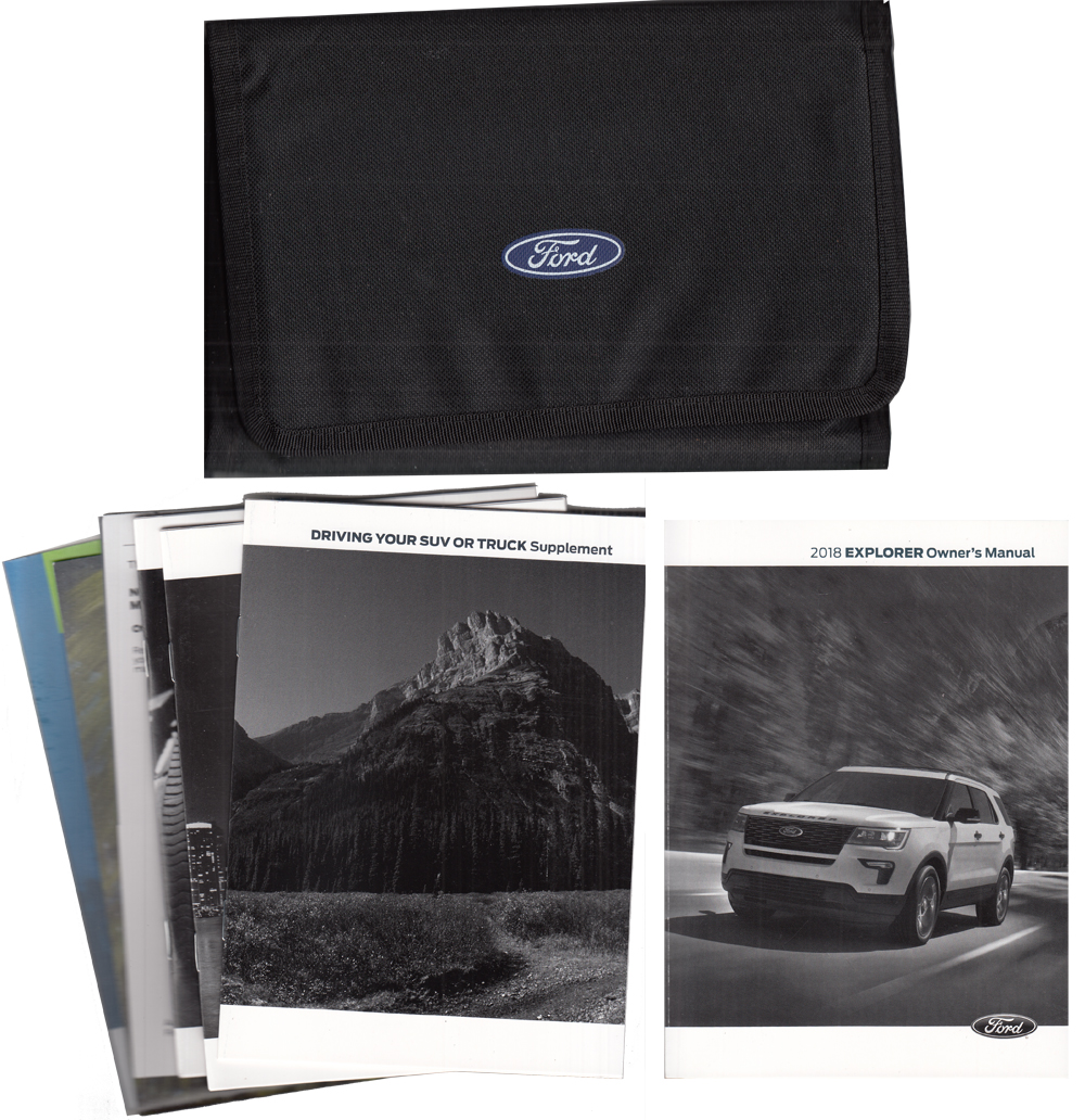 2018 Ford Explorer Owner's Manual Original Package