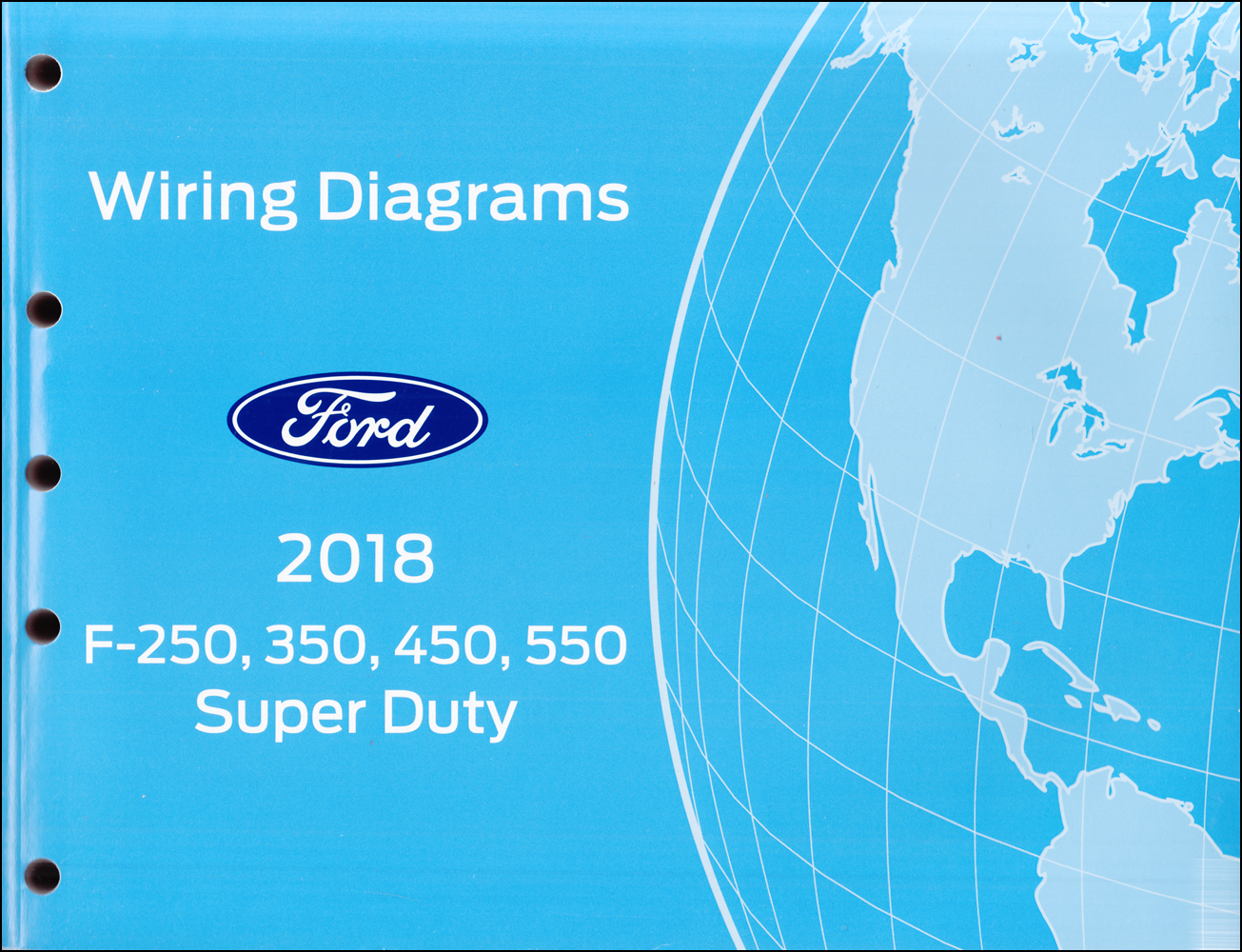 2018 Ford F250 F550 Super Duty Truck Wiring Diagram Manual Original