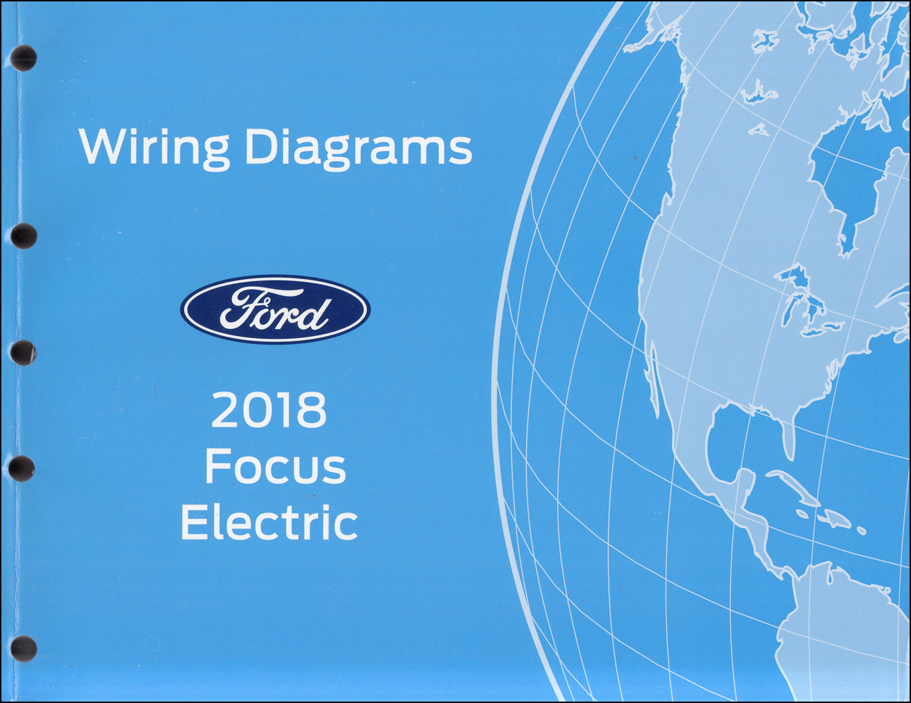 2018 Ford Focus Electric Plug-In Car Wiring Diagram Manual Original - All Electric Plug-In