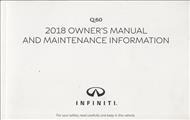 2018 Infiniti Q60 Owner's Manual Original