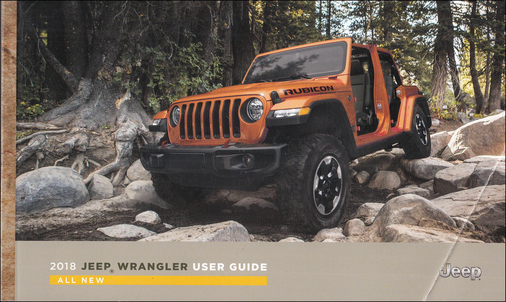 2018 Jeep Wrangler JL User Guide Owner's Manual Original 