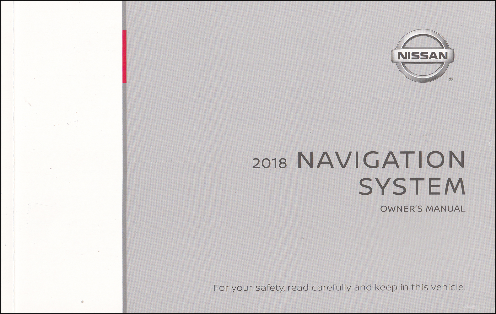 2018 Nissan L2K Navigation System Owners Manual Versa, Versa Note, and NV200