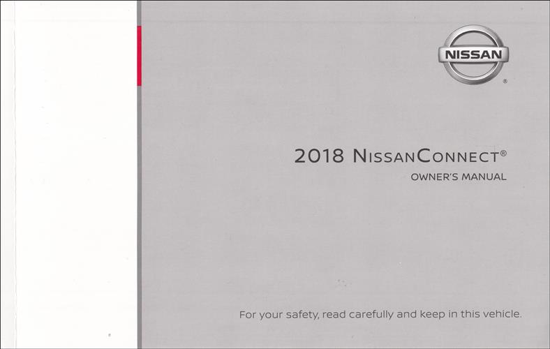 2018 Nissan Connect Navigation System Owners Manual Original Pathfinder & Armada 