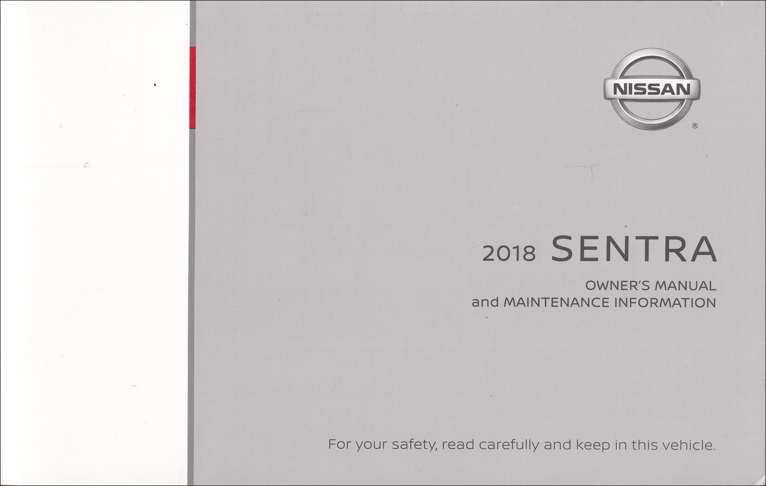 2018 Nissan Sentra Owner's Manual Original
