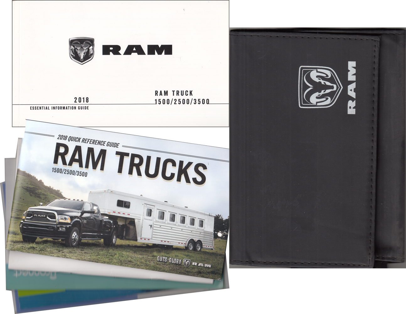 2018 Ram Pickup Truck Essential Information Guide Owner's Manual Package with Case Original 1500 2500 3500