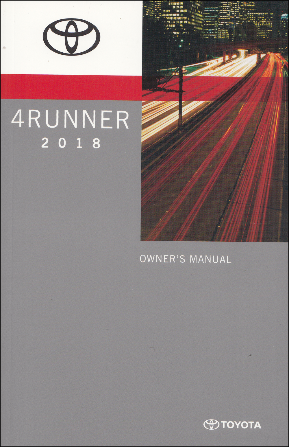2018 Toyota 4Runner Owners Manual Original