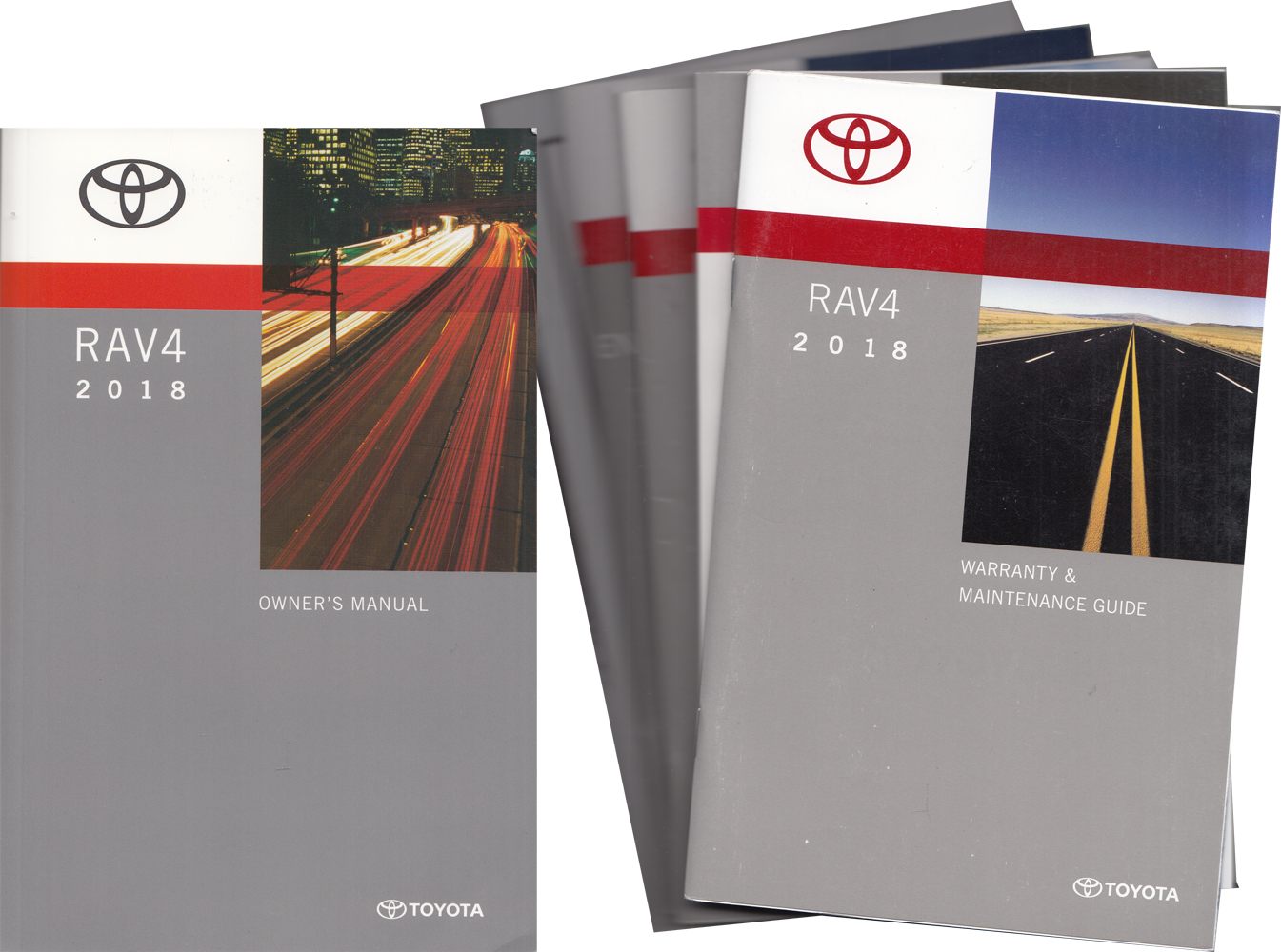 2018 Toyota RAV4 Owners Manual Package Original Gas