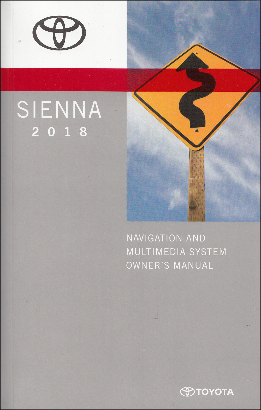 2018 Toyota Sienna Navigation System Owners Manual Original