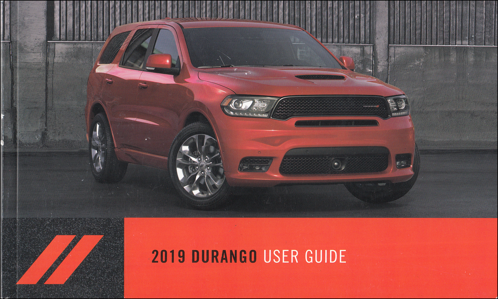 2019 Dodge Durango User Guide Owner's Manual Original 