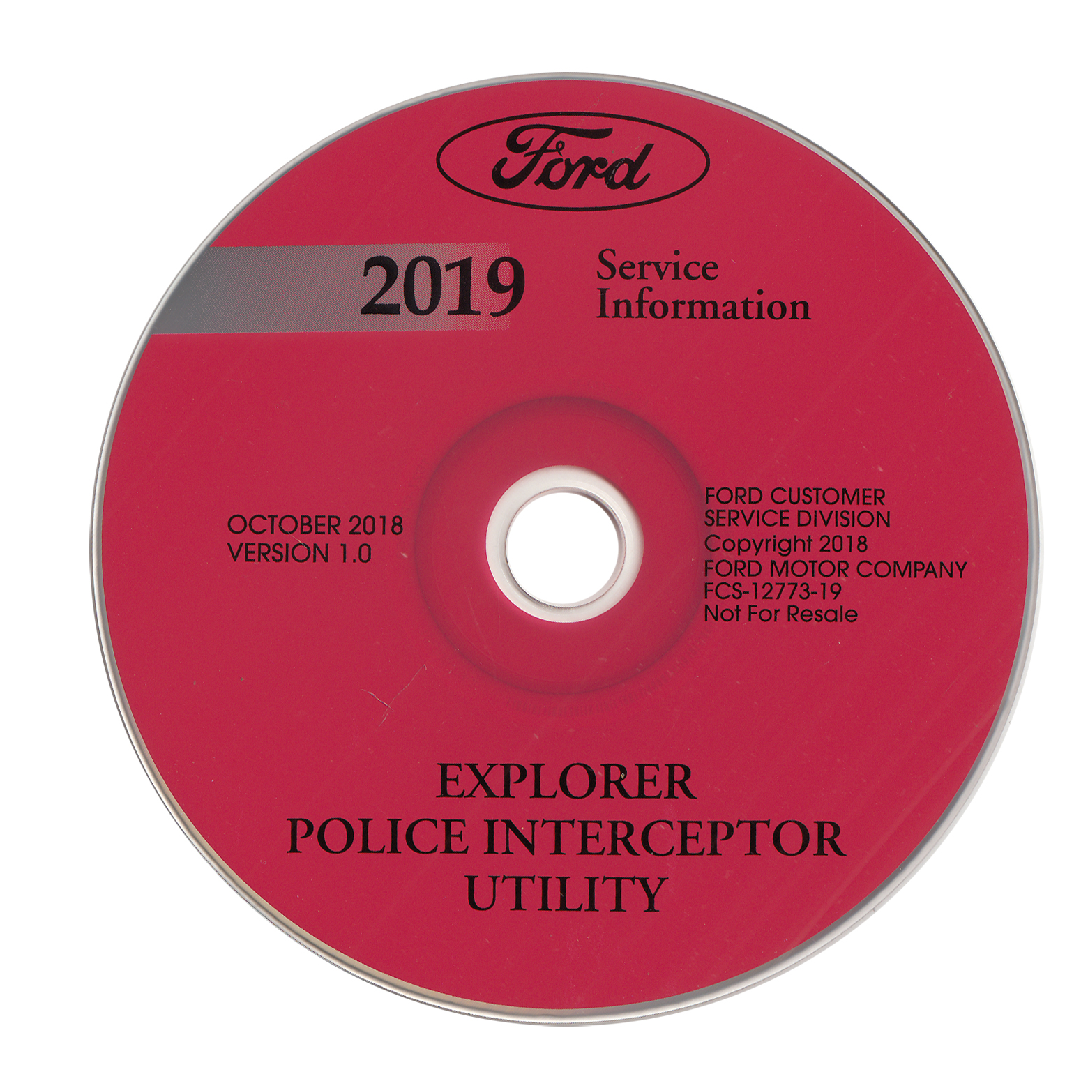 2019 Ford Explorer Repair Shop Manual on CD-ROM Original
