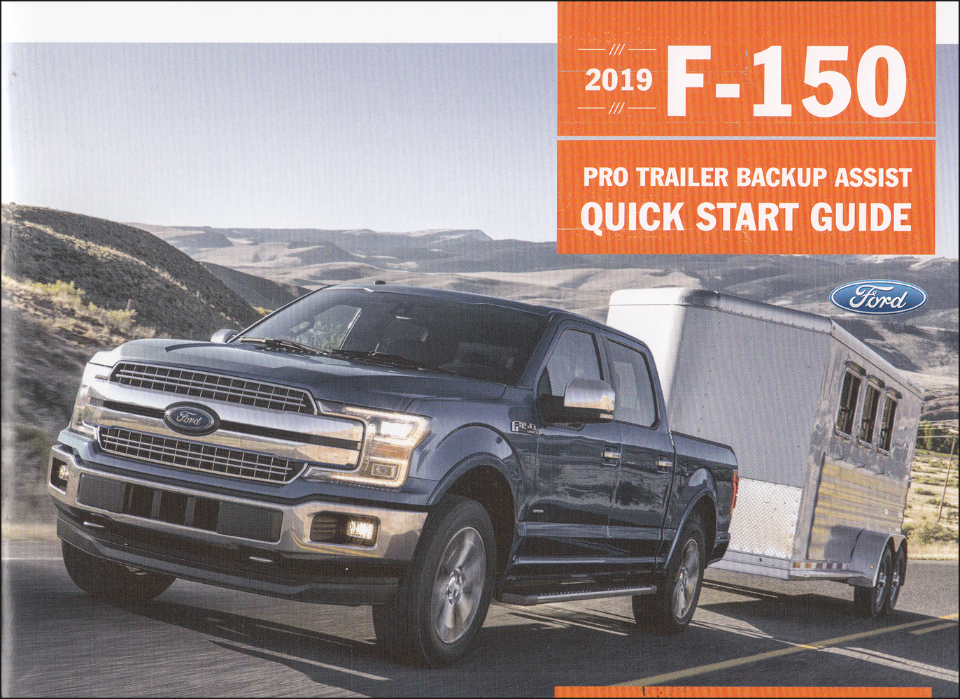 2019 Ford F-150 Trailer Backup Assist Owner's Manual Supplement Original