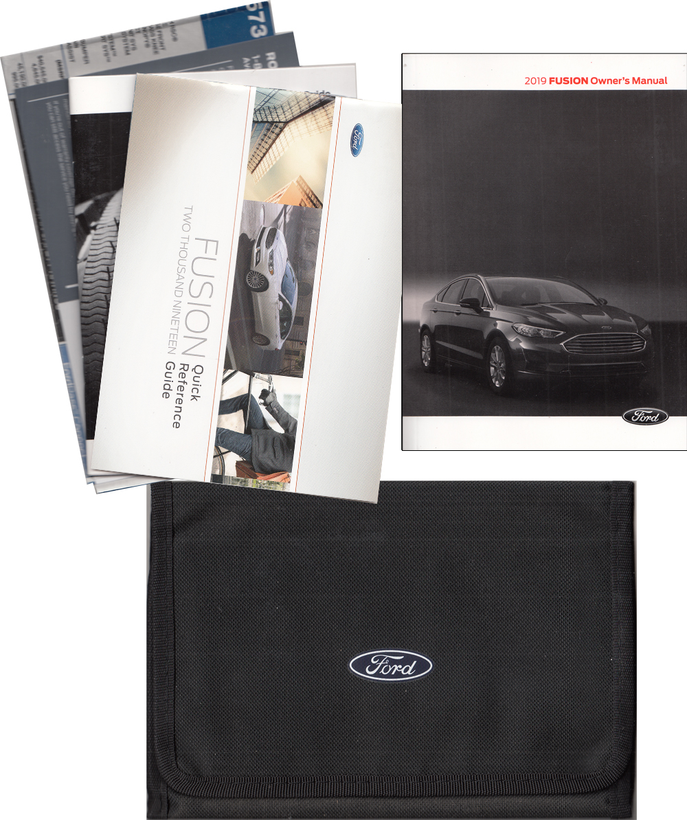 2019 Ford Fusion Owner's Manual Original Gas