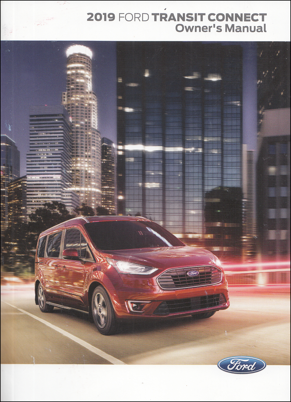 2019 Ford Transit Connect Owner's Manual Original