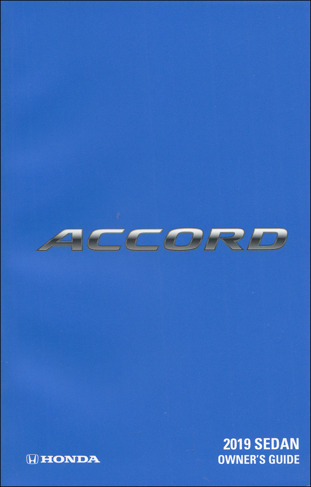 2019 Honda Accord Sedan Owner's Manual Original