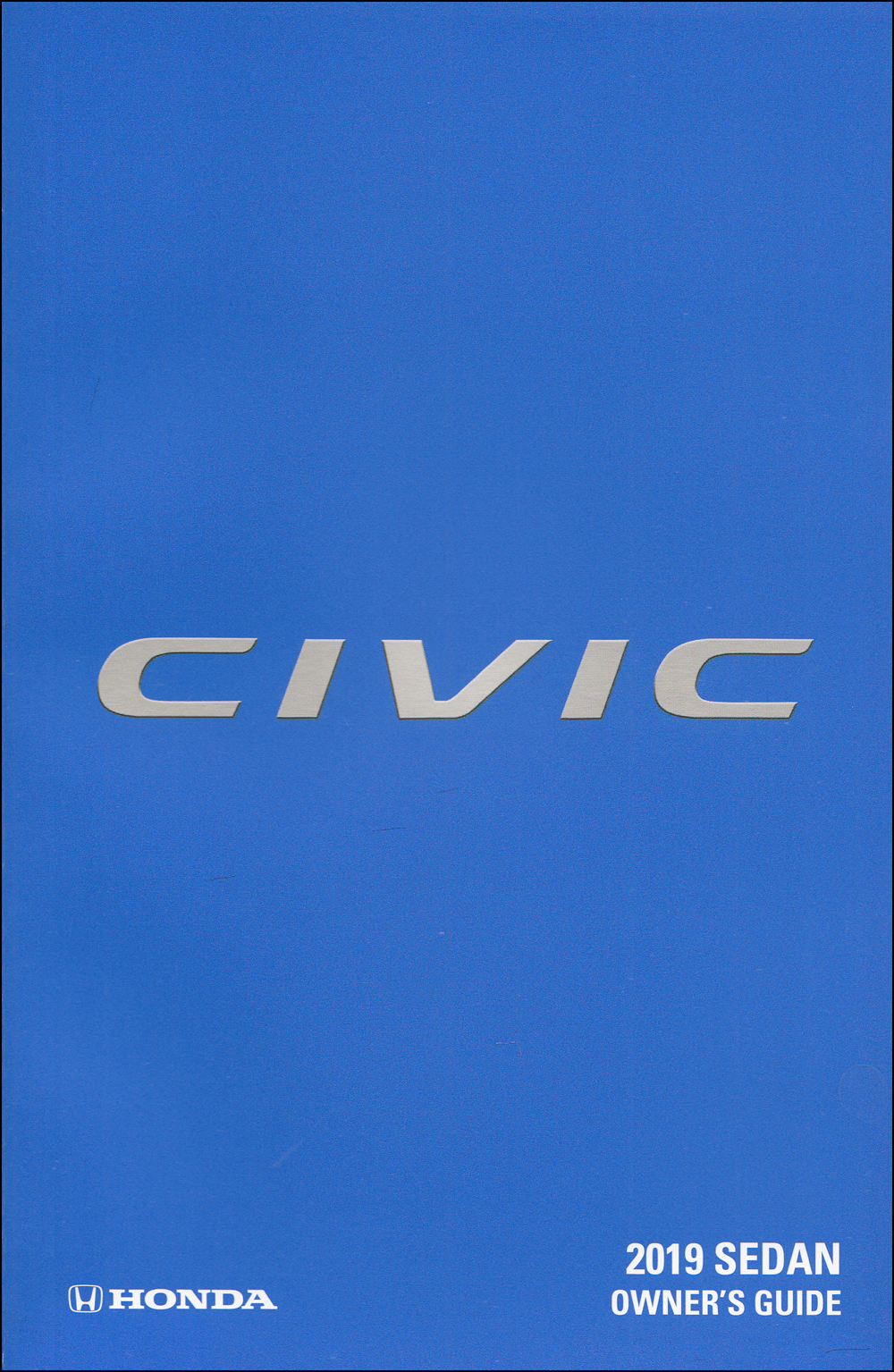 2019 Honda Civic Sedan Owner's Guide Manual Original