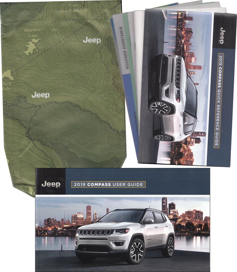 2019 Jeep Compass User Guide Owner's Manual Package With Case Original