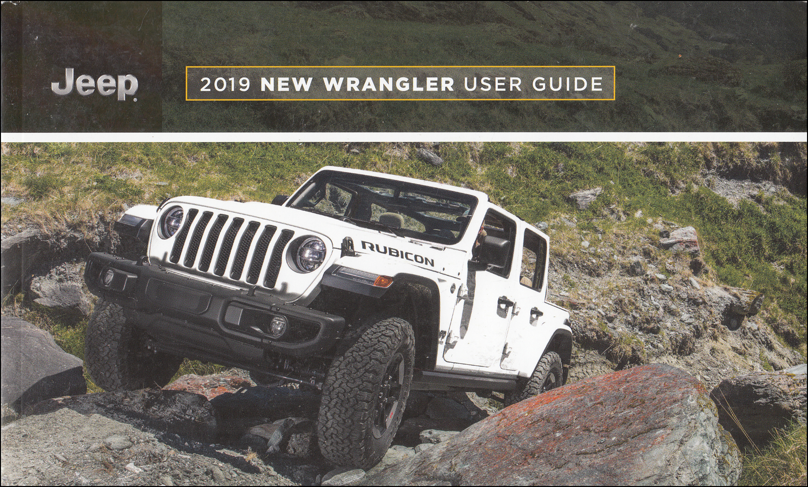 2019 Jeep New Wrangler User Guide Owner's Manual Original 