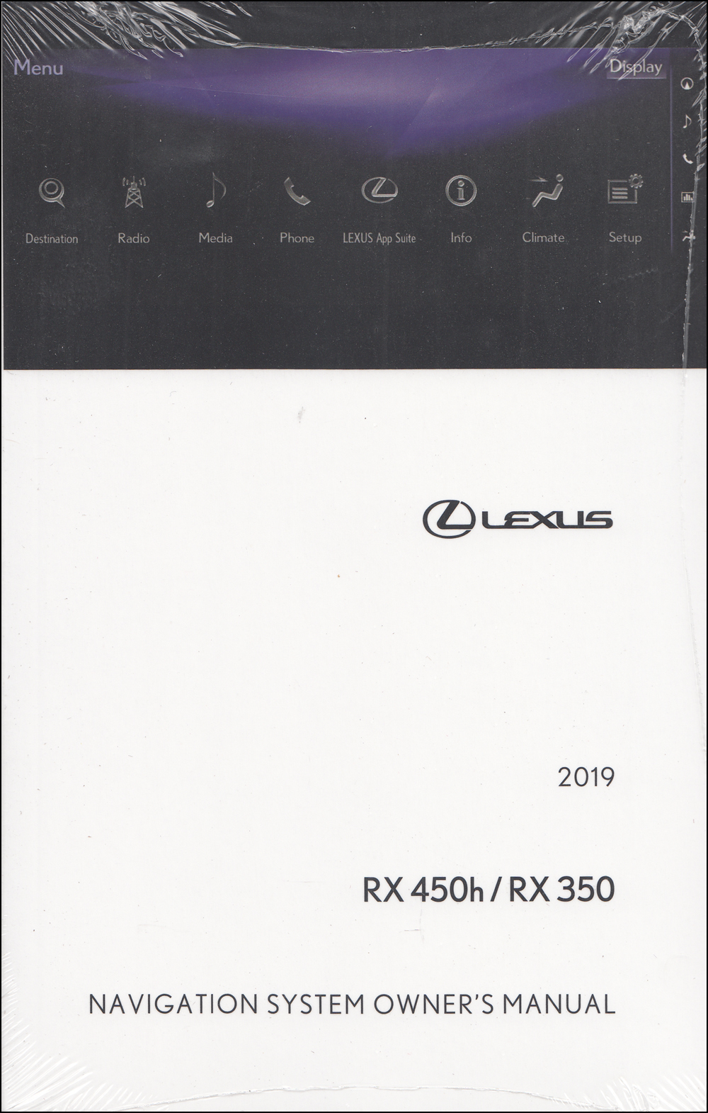 2019 Lexus RX 450h / RX 350 Navigation System Owners Manual Original