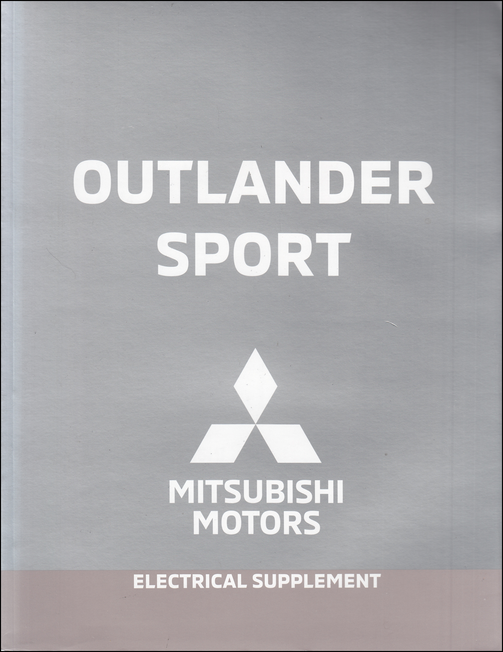 2019 Mitsubishi Outlander Sport Wiring Diagram Manual Original