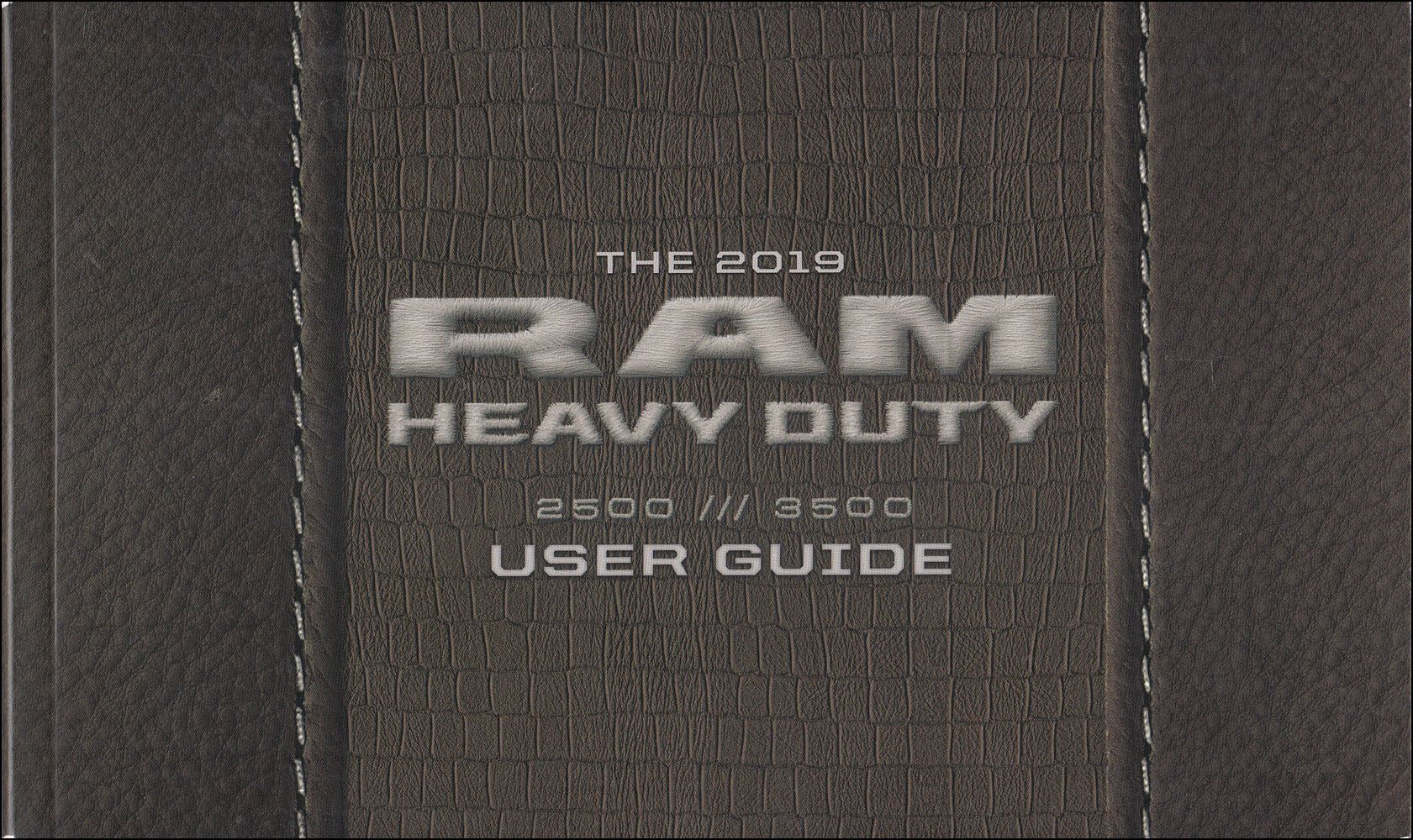 2019 Ram Pickup Truck Heavy Duty 2500-3500 User Guide Owner's Manual Original