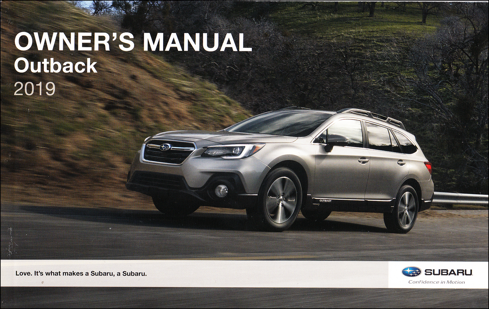 2019 Subaru Outback Owner's Manual Original