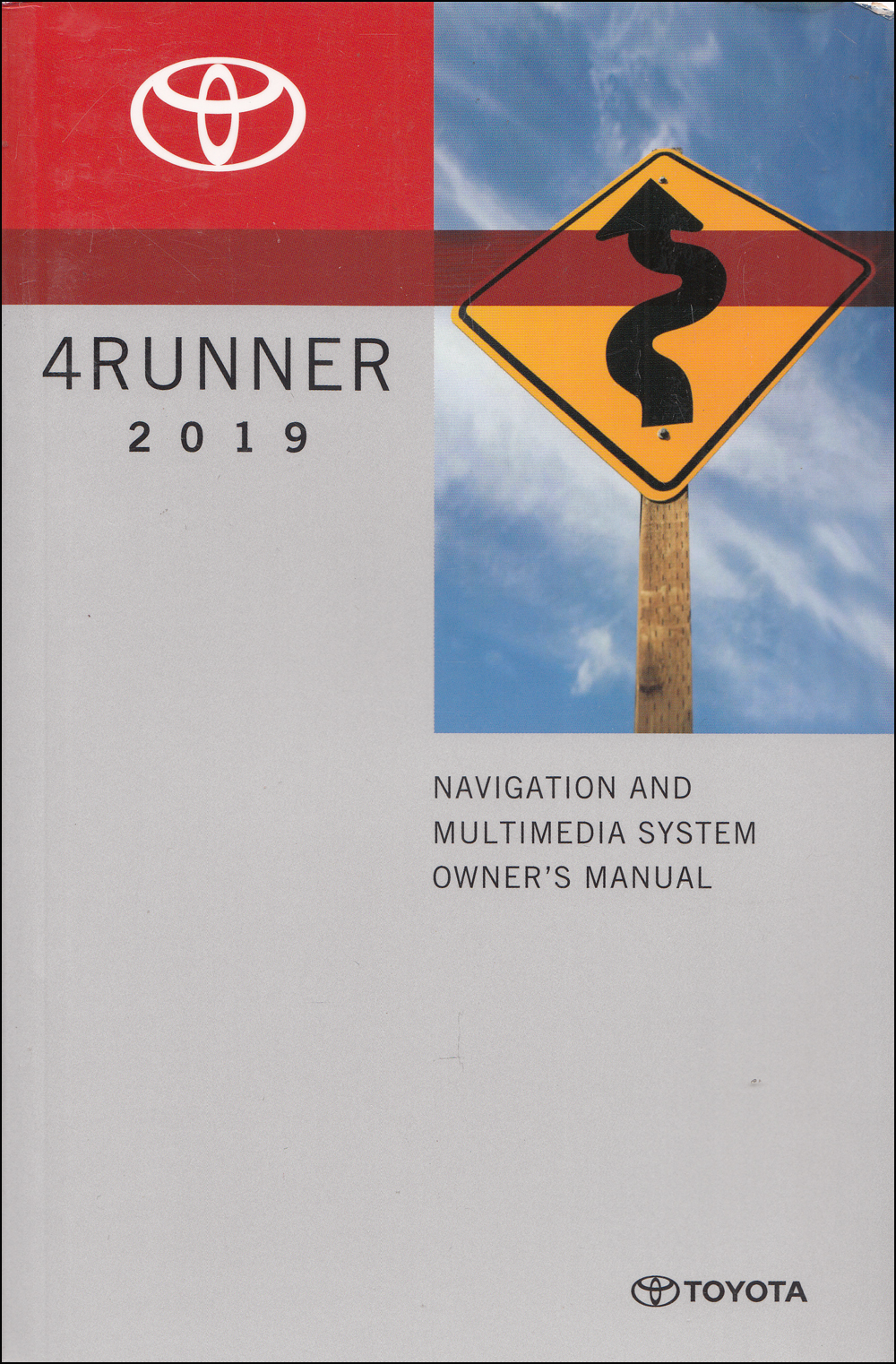 2019 Toyota 4Runner Navigation System Owners Manual Original