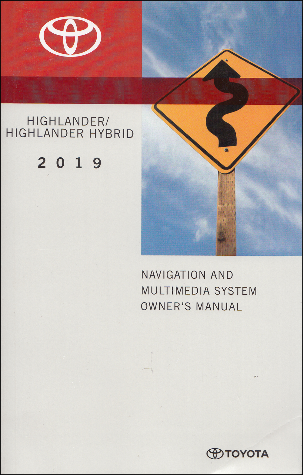 2019 Toyota Highlander Navigation System Owners Manual Original