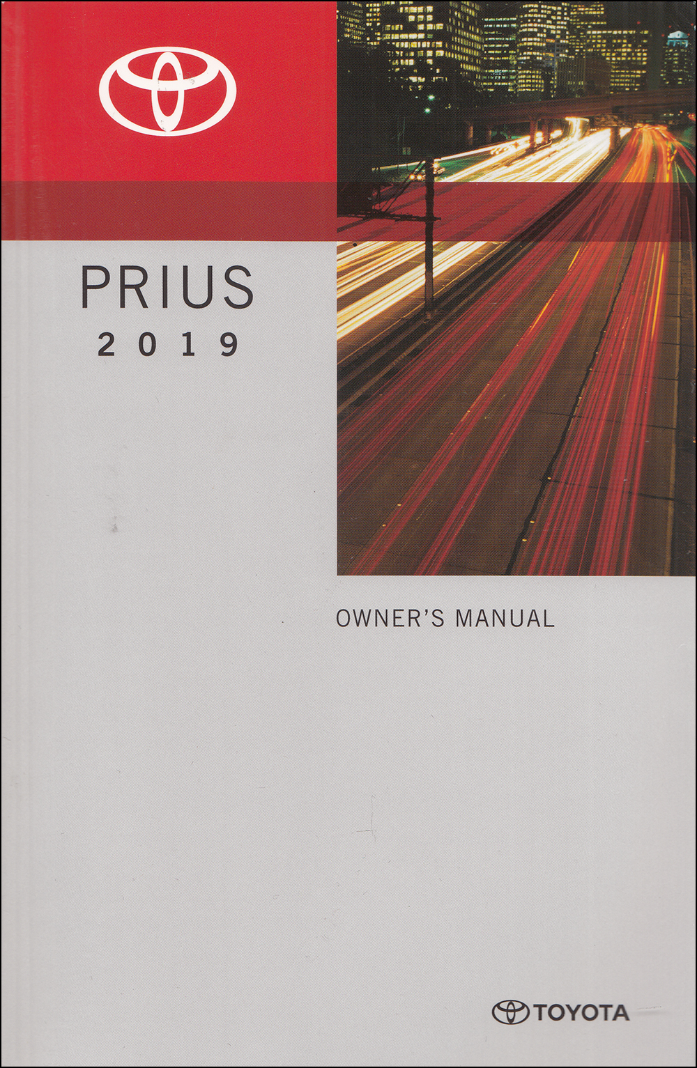 2019 Toyota Prius Owners Manual Original