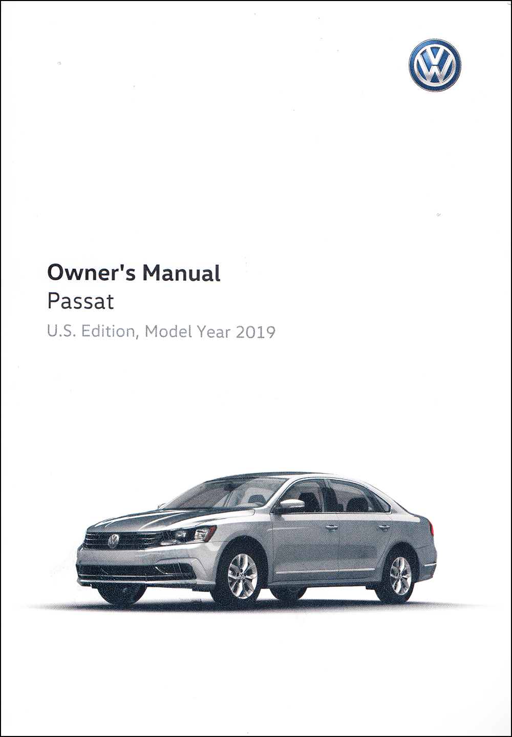 2019 Volkswagen Passat Owner's Manual Original