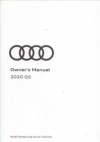 2020 Audi Q5 Owner's Manual Original