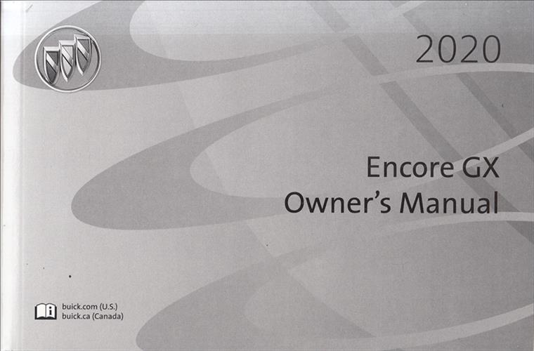 2020 Buick Encore GX Owner's Manual Original