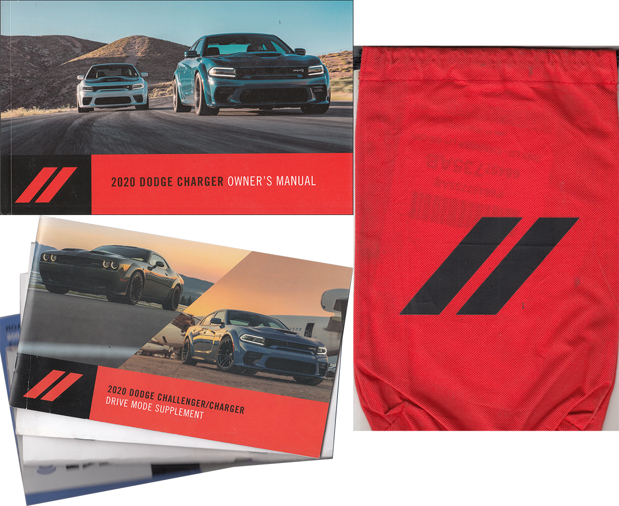 2020 Dodge Charger Owner's Manual Package Original