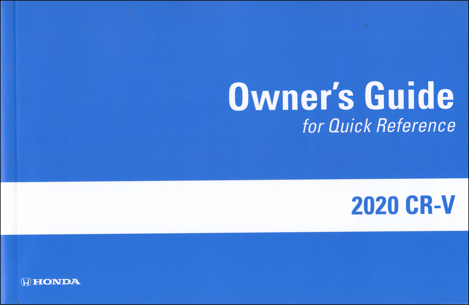 2020 Honda CR-V Owner's Manual Original
