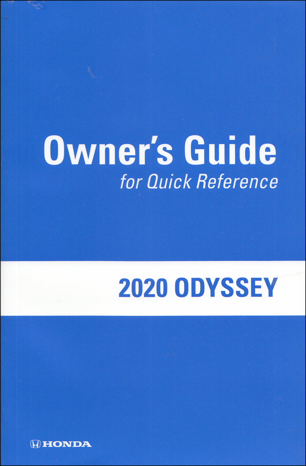 2020 Honda Odyssey Owner's Manual Original