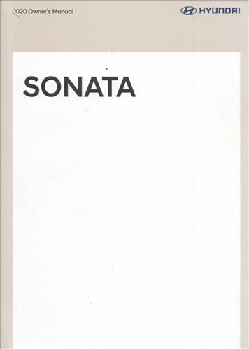 2020 Hyundai Sonata Owner's Manual Original