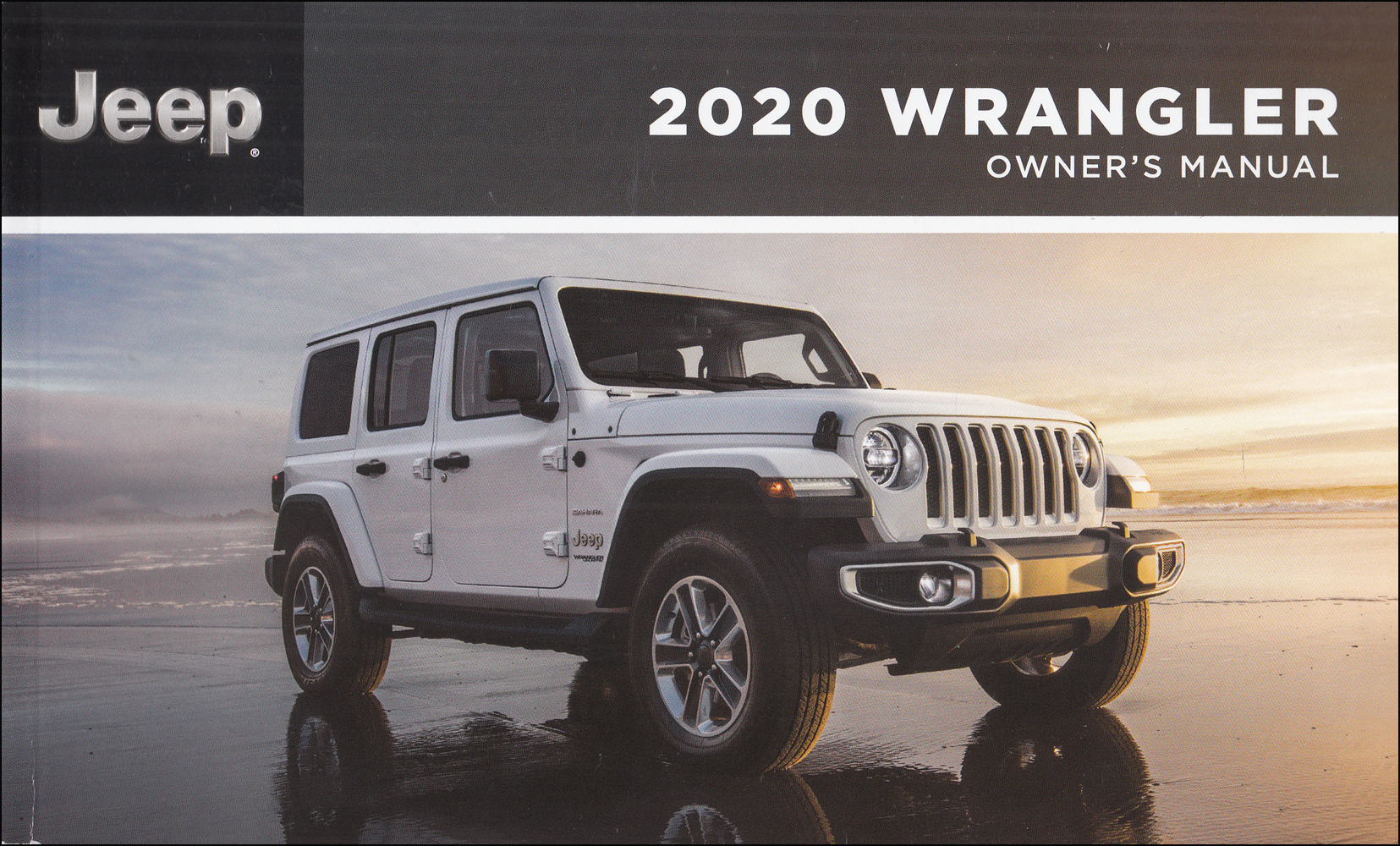 2020 Jeep Wrangler Owner's Manual Original Extended 482-page version