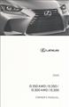 2020 Lexus IS 300 & IS 350 Owner's Manual Original