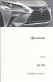 2020 Lexus NX 300 Owner's Manual Original gas