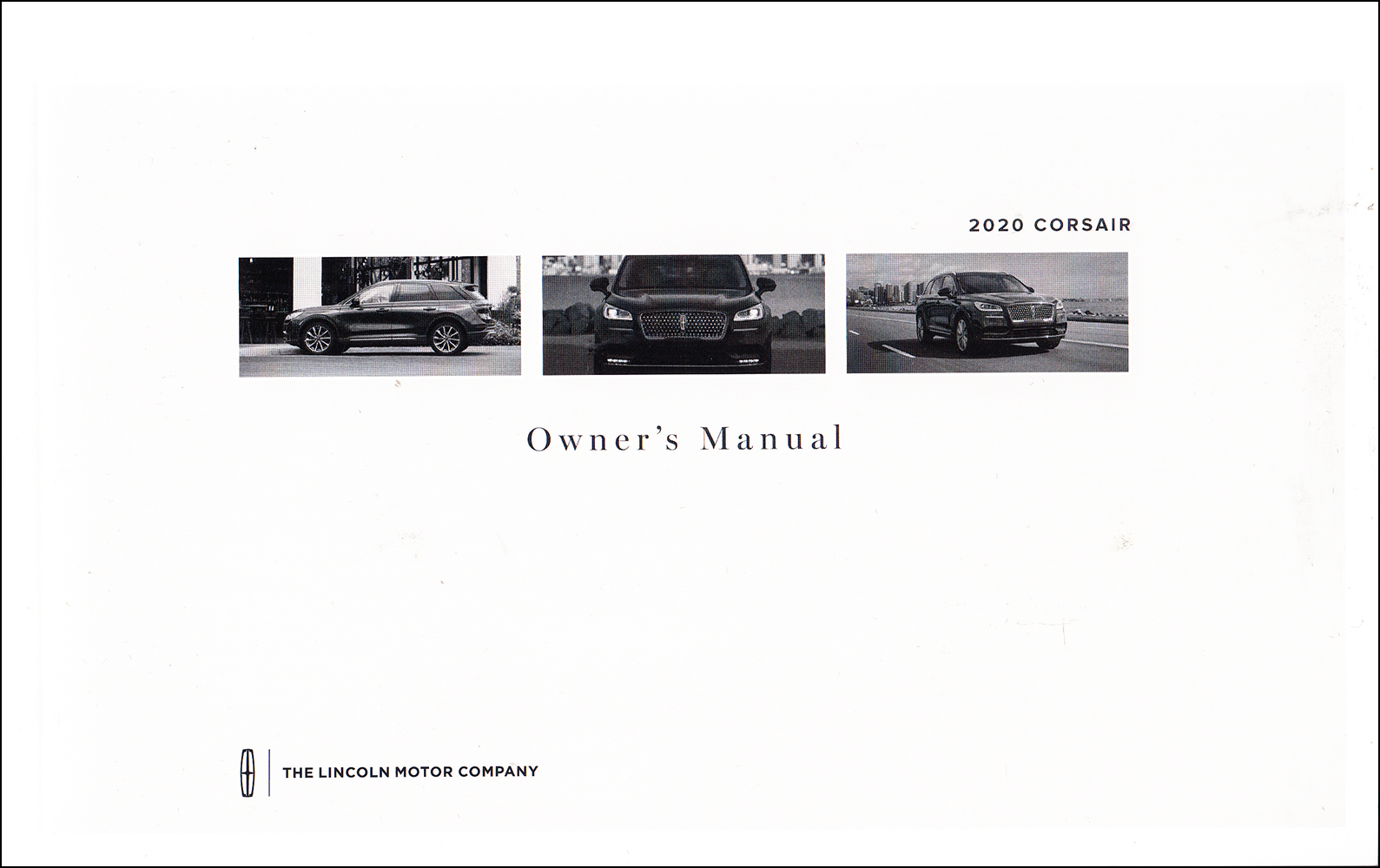 2020 Lincoln Corsair Owner's Manual Original