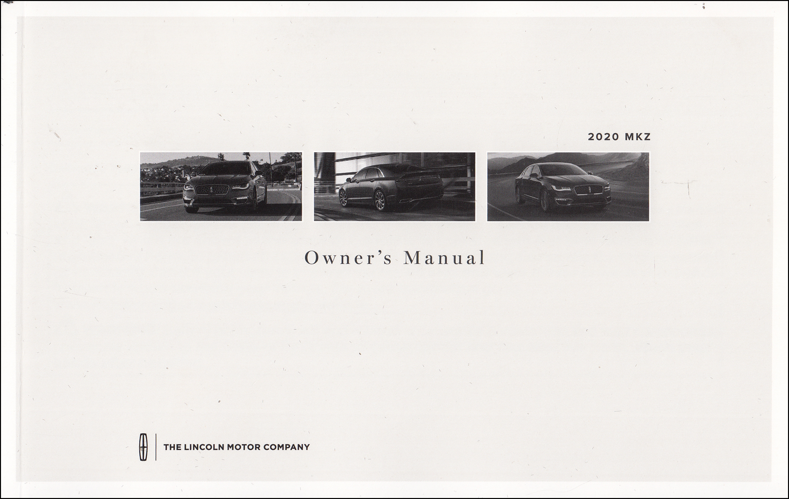 2020 Lincoln MKZ Owner's Manual Original - Gas