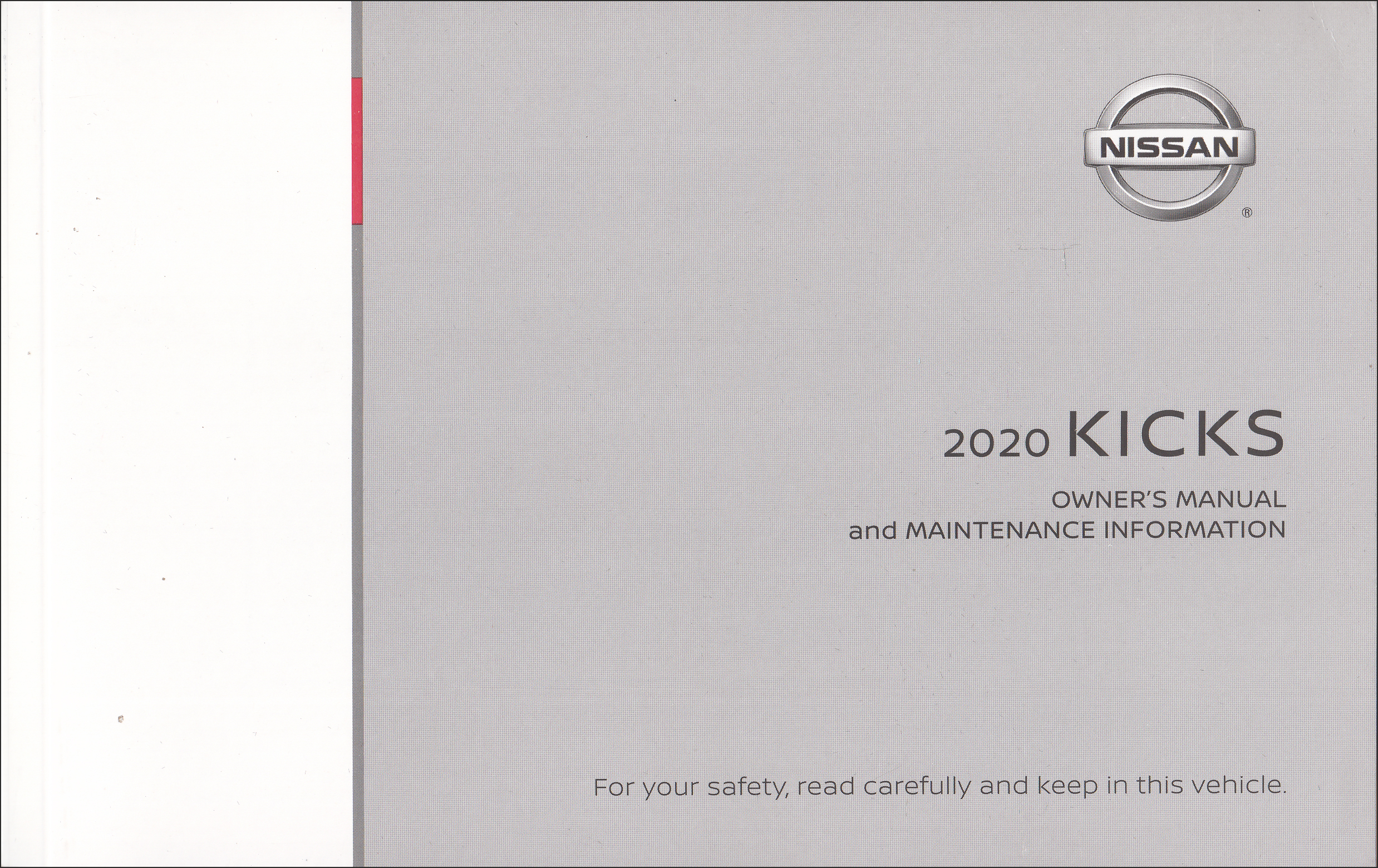2020 Nissan Kicks Owner's Manual Original