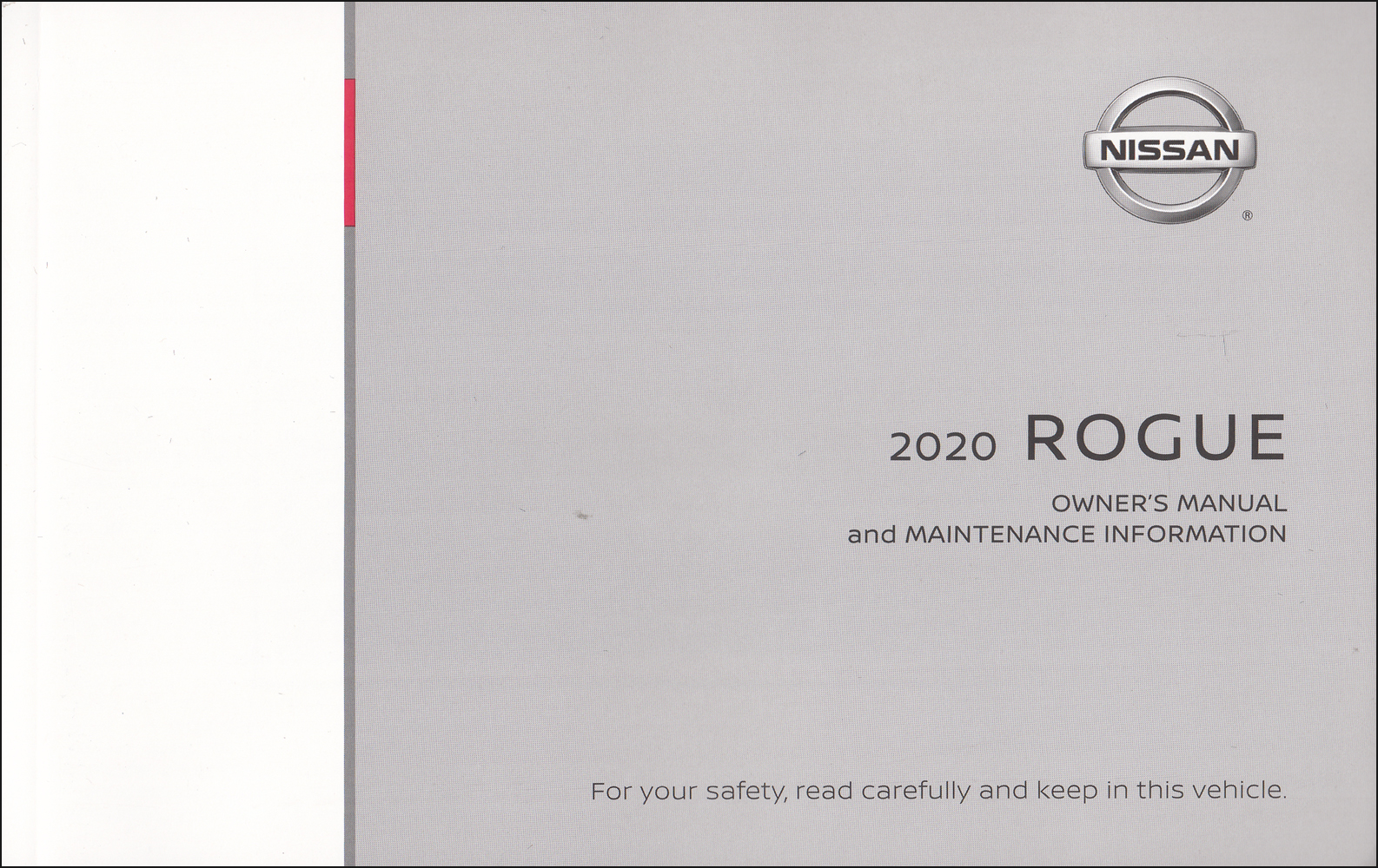 2020 Nissan Rogue Owner's Manual Original