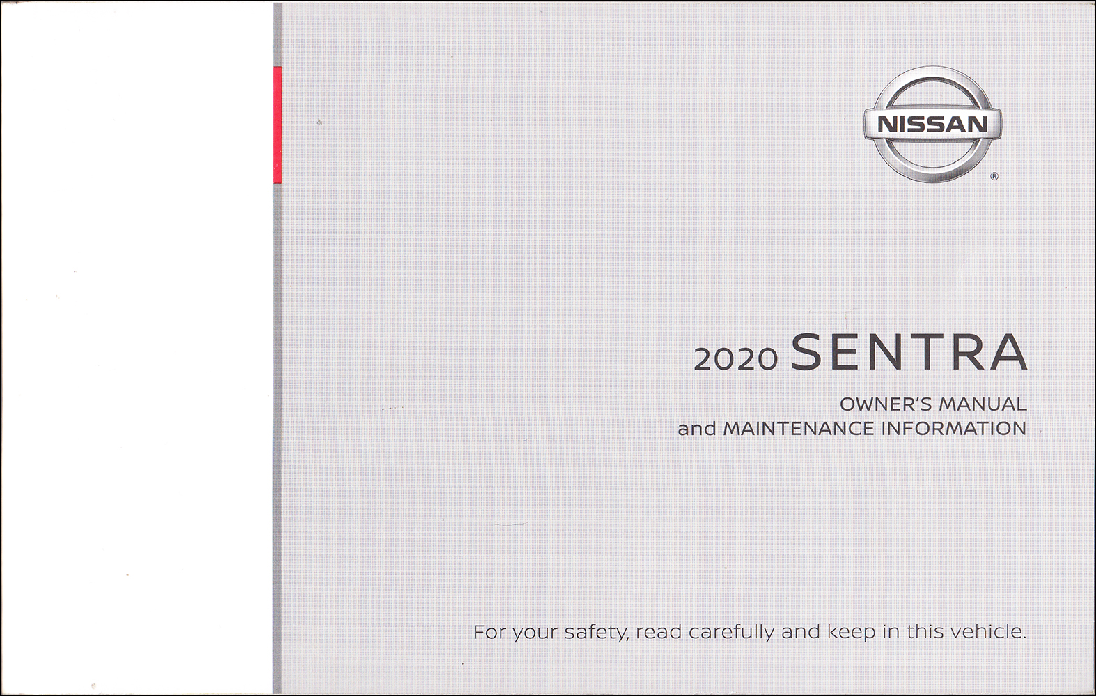 2020 Nissan Sentra Owner's Manual Original