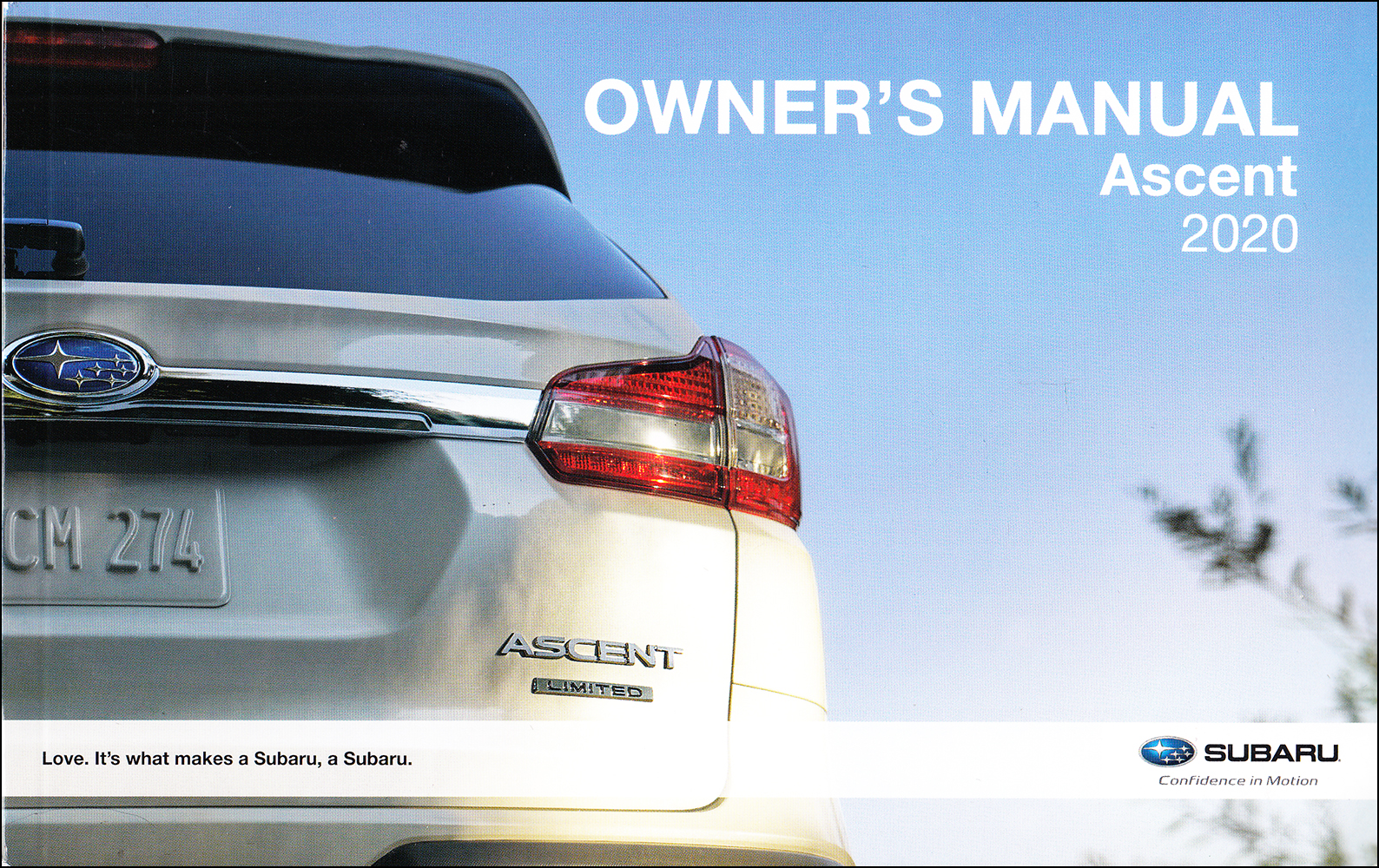 2020 Subaru Ascent Owner's Manual Original