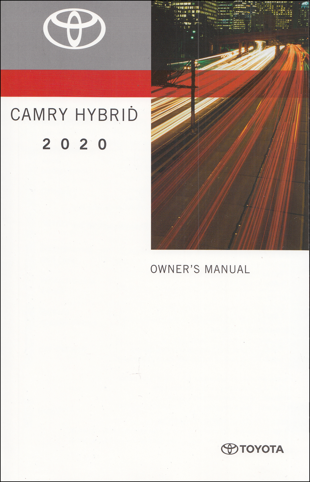 2020 Toyota Camry Hybrid Owners Manual Original